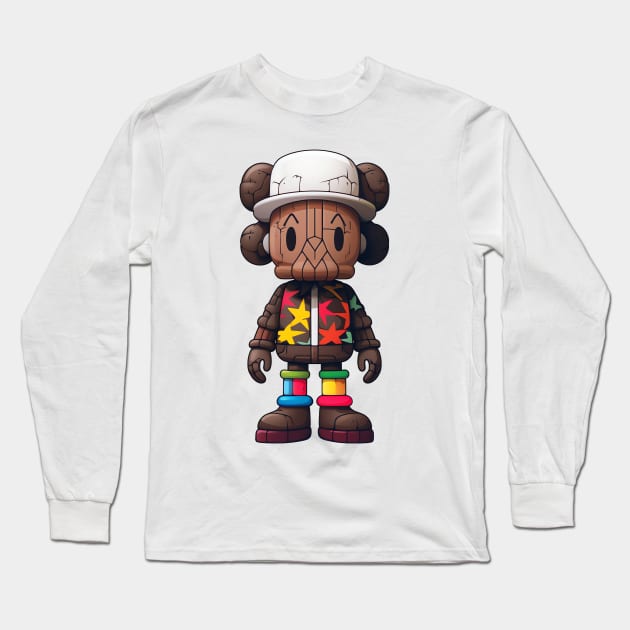 Hypebeast Kaws Figures Long Sleeve T-Shirt by Nenok